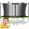 Sodo trampolinas 374 cm su vidiniu tinklu, lauko trampolinas, didelis trampolinas, apvalus trampolinas
