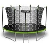Sodo trampolinas 374 cm su vidiniu tinklu, lauko trampolinas, didelis trampolinas, apvalus trampolinas
