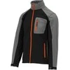 Yato Softshell striukė darbui, S dydis, atspari vandeniui ir kvėpuojanti, juoda, pilka ir oranžinė striukė