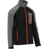 Yato Softshell striukė darbui, S dydis, atspari vandeniui ir kvėpuojanti, juoda, pilka ir oranžinė striukė