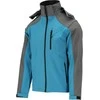Yato Softshell striukė su gobtuvu, atspari vandeniui, kvėpuojanti, dydis 3XL, darbo striukė, Stratus striukė, pilkai mėlynas softshell