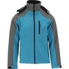 Yato Softshell striukė su gobtuvu, neperšlampama, kvėpuojanti, darbo striukė, Stratus striukė, mėlynai pilka darbo apranga