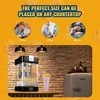 Spragėsių gaminimo aparatas 300W, 2.5L virdulys, 4L partija, stalinis, kino teatro stiliaus, namų vartojimui. Spragėsių pūtimo mašina su LED apšvietimu ir šildymo funkcija