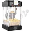 Spragėsių gaminimo aparatas 300W, 2.5L virdulys, 4L partija, stalinis, kino teatro stiliaus, namų vartojimui. Spragėsių pūtimo mašina su LED apšvietimu ir šildymo funkcija