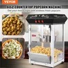 Spragėsių gaminimo aparatas kino teatro stiliaus, 850W su 227 g virduliu, stalviršio spragėsių mašina, juoda spragėsių gaminimo įranga