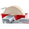 Stalinis šlifuoklis su galandimo disku, universalus šlifavimo diržas 915x100mm, 520W variklis, 230V maitinimas, dirbtuvių šlifuoklis