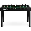Stalo futbolas namams, su 22 žaidėjais, 115x60x78 cm stalo futbolas, juodas stalo futbolas, stalo futbolo žaidimas