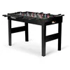 Stalo futbolas namams, su 22 žaidėjais, 115x60x78 cm stalo futbolas, juodas stalo futbolas, stalo futbolo žaidimas