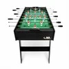 Stalo futbolo stalas, didelis šeimos žaidimas, pramogos patalpose, juodas stalo futbolas