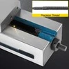 Stalo spaustuvai, didelio tikslumo, 100 mm, CNC, fiksuoti žandikauliai, frezavimo spaustuvai, metalo apdirbimo spaustuvai