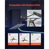 Starlink 45.72 m didelės spartos tinklo ilginamasis kabelis, CAT6 standartas su 24 AWG varine šerdimi, lauko ir vidaus naudojimui, ilgo nuotolio duomenų perdavimo laidas, interneto ryšio prailgintuvas