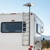 Starlink RV kopėčių laikiklis, 360° reguliuojamas tvirtas plieno palydovinės antenos laikiklis, Gen3 adapteris, lengvas surinkimas, ypač ilgas kopėčių laikiklis, antenos stovas