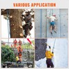 Statinė laipiojimo virvė evakuacijai, nusileidimui virve, gelbėjimo darbams, didelio stiprumo poliesteris, mažas pailgėjimas, 12.7mm skersmuo, 60.9m ilgis, mėlyna, saugos įranga