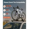 Stogo dviračių laikiklis, tvirtas vertikalus, saugus, universalus automobiliui, dviračio gabenimo platforma, tvirtinimas ant stogo