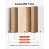 Stumdomos spintos durys spintoms ir miegamiesiems, 5 dalių matinis stiklas su tvirtinimo rinkiniu, dvigubos stumdomos durys, medžio masyvo ir MDF durys, vidaus pertvara