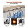 Stumdomų durų furnitūros komplektas vienguboms durims, 1.83m bėgelis, 150kg apkrova, tvirtas anglinis plienas, lengvas montavimas, durų ratukų sistema, stumdomas mechanizmas