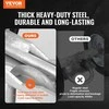 Stumdomų vartų komplektas, 6 colių stumdomi ritinėliai bėgiams sujungti, maks. 272.15 kg, tvirti vartų ritinėliai, plieniniai vartų ritinėliai