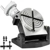 Sukamasis stalas 100 mm, horizontalus/vertikalus, 4 griovelių, frezavimui, gręžimui, tikslus, rotacinis padėties nustatymo stalas