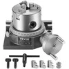 Sukamasis stalas frezavimui 100 mm, horizontalus/vertikalus, 80 mm 3-griebtuvų, tikslus, indeksavimo įrankis, frezavimo staklėms, inžinerinis