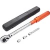 Sukimo momento raktas automobiliams 1/2", 10-150 ft.lb, reguliuojamas, dvikryptis, mechaninis, su dviem skalėmis, komplektas, veržliaraktis, sukimo indikatorius