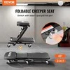 Sulankstoma mechaniko garažo kėdė-čiužinys, kurios talpa 204.1kg, automobilinė kėdė-čiužinys, riedanti kėdė-čiužinys, mechaniko kėdė
