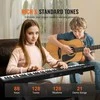 Sulankstomas 88 klavišų skaitmeninis pianinas su Bluetooth ir stovu, MIDI klaviatūra, elektroninis pianinas