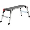 Sulankstomas aliumininis paklotas YT-30600, neslystantis, iki 150 kg, platforma