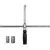 Sulankstomas automobilio rato veržliaraktis, su lizdais 17 mm, 19 mm, 21 mm, 23 mm, ratų veržlių veržliaraktis, padangų montiruotė
