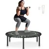 Sulankstomas mini batutas, 40 cm fitneso batutas, vidaus treniruočių batutas, mažas treniruočių batutas suaugusiems, tylus batutas