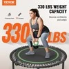 Sulankstomas mini batutas, 40 cm fitneso batutas, vidaus treniruočių batutas, mažas treniruočių batutas suaugusiems, tylus batutas