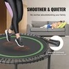 Sulankstomas mini batutas, 40 cm fitneso batutas, vidaus treniruočių batutas, mažas treniruočių batutas suaugusiems, tylus batutas