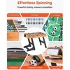 Sulankstomas stalo futbolas, standartinis namų futbolo stalas, nešiojamas, 2-4 žaidėjams, kompaktiškas, mini futbolas