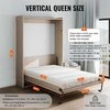 Sulankstomos lovos mechanizmas dvigulei, vertikalus "pasidaryk pats" komplektas, Murphy bed mechanizmas, sieninė lova