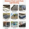 Sunkiasvorė plastikinė plėvelė 3.05x30.48m, juoda polietileno plėvelė piktžolėms naikinti, statyboms, dulkių uždangalas, agroplėvelė, hidroizoliacinė plėvelė
