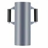 Sunkioji rankinė tvoros stulpų kalyklė, metalinis T formos stulpų muštuvas su ergonomiškomis rankenomis, tinka stulpams iki 155 mm, plieno polių kalimo įrankis ūkiui ir sodui