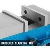 Sunkių apkrovų frezavimo spaustuvas 80mm su 360° pasukamu pagrindu, tikslus CNC spaustuvas, staliaus spaustuvas
