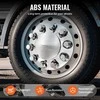 Sunkvežimio ašies dangteliai, ABS ratų gaubtai, rūdims atsparūs ratų veržlių dangteliai, universalūs ašies stebulės dangteliai, 6 dalių ašies dangtelių komplektas
