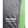 Sunkvežimio palapinė 5.5-6.0 pėdų, vandeniui atspari PU2000 sunkvežimio kėbulo stovyklavimo palapinė, 2-3 asmenų pikapo palapinė