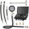 Suspaudimo testerio adapterių rinkinys, 9 vnt., automobilių variklių cilindrų nuotėkio/suspaudimo bandymui, tikslus dvigubos skalės manometras, variklio cilindro sandarumo testas
