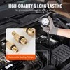 Suspaudimo testerio adapterių rinkinys, 9 vnt., automobilių variklių cilindrų nuotėkio/suspaudimo bandymui, tikslus dvigubos skalės manometras, variklio cilindro sandarumo testas
