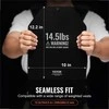 Svorio liemenės plokštės, 6.6kg aukščiausios kokybės plienas su ergonomišku dizainu, jėgos treniruotėms ir bėgimui, svoriai liemenėms, sporto įranga