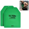Svorio liemenės plokštės, 9kg plieninės plokštės svorio liemenėms, jėgos treniruotės, bėgimas, treniruočių intensyvumas, reguliuojami fitneso svoriai