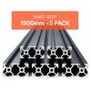 T formos griovelio aliuminio profilis, 2040 linijinis bėgis, ekstruzinis aliuminio bėgis CNC, 590 mm aliuminio ekstruzija, juodas aliuminio profilis 3D spausdintuvams