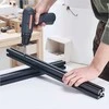 T-slot aliuminio profilis 600 mm linijinis bėgis 3D spausdintuvui CNC staklėms DIY, didelio stiprumo anoduotas profilis, modulinė konstrukcinė sistema, aliuminio konstrukcija