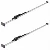 Terkšlinis krovinio tvirtinimo strypas, 2261–2642 mm, plieno stabilizatorius su neslystančiomis pagalvėlėmis furgonams ir priekaboms, krovinių fiksavimo baras