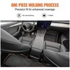 Tesla Model Y (2021-2024) automobilio kilimėliai, 3 vnt., TPE, vandeniui atsparūs, neslystantys, guminiai, interjero apsauga