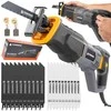 Tiesinis pjūklas, elektrinis sabro pjūklas, 1800W elektrinis įrankis, 20 geležčių rinkinys, laidinis siaurapjūklis
