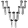 Tikslus R8 įvorių rinkinys frezavimo staklėms, fiksavimo diapazonas 1/8"-7/8", 13 dalių įvorių griebtuvo rinkinys, R8 įvorių griebtuvas, frezavimo įvorių rinkinys