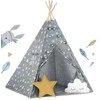 Tipi vaikiška palapinė Nukido, pilka