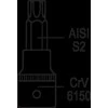 YATO L-RAKTAI 18vnt TORX T10-T60 mm